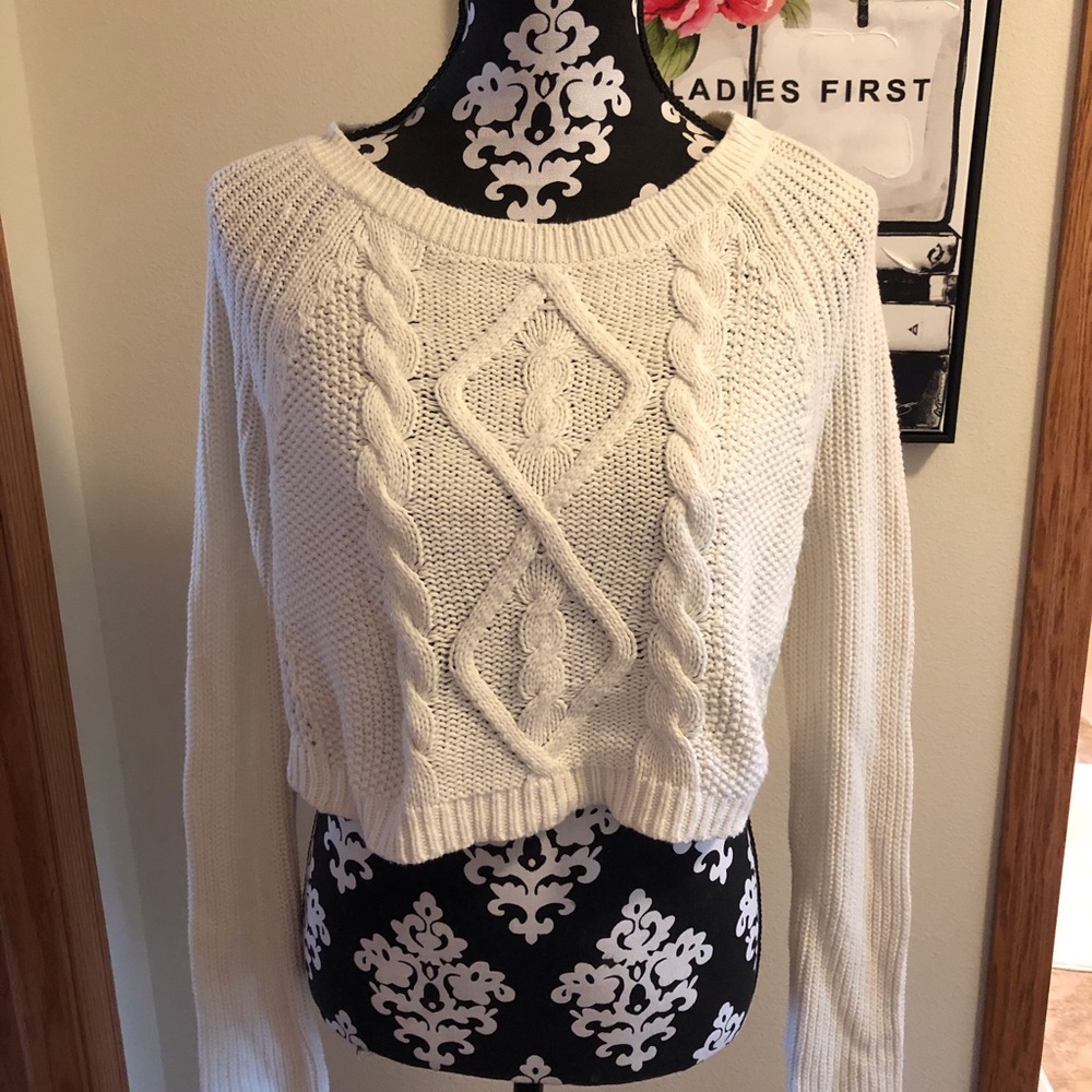 Knit Cropped Sweater